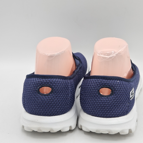 Sketchers go walk memory foam slipon navy dazzle shoes size 9.5 - Picture 5 of 16